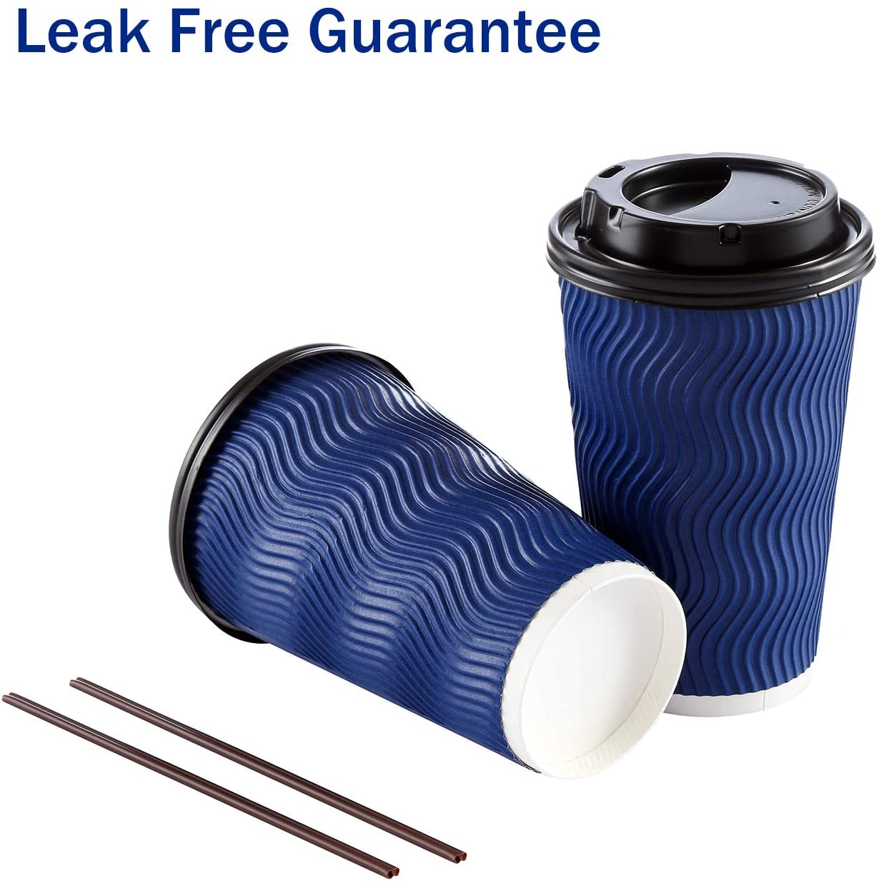 Uchampak- Hot Coffee Paper Cup Disposable Double wall 8oz 12oz 16oz 20oz to go cups Printing cups Ripple wall cup - Image 7