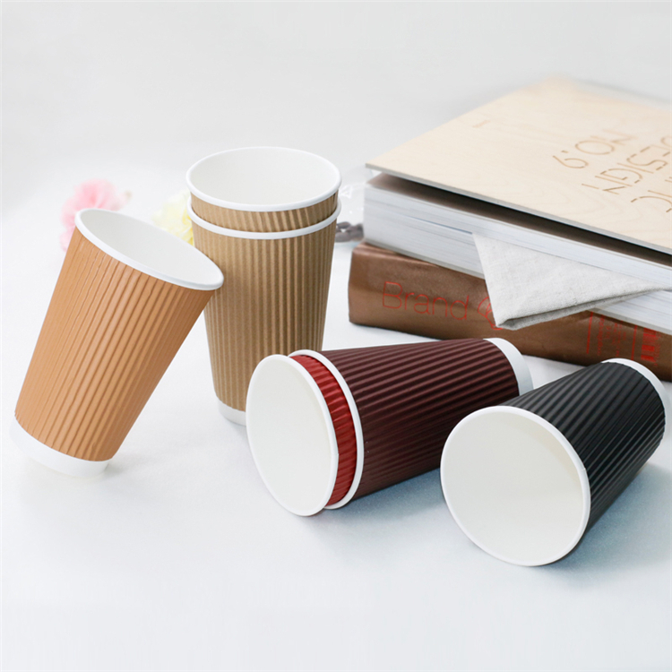 Uchampak- Best selling products in america/ express china coffee cup/ corrugated cardboard cup Ripple wall cup