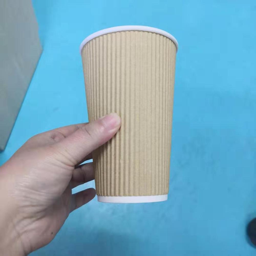 Uchampak- China wholesale coffee cup paper cup machine Ripple wall cup