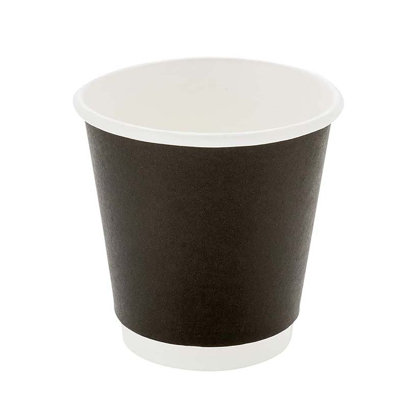 Uchampak- Disposable Insulated Corrugated Sleeve Ripple Wall Paper Cup for Drink Hot Coffee Cups Double wall cup - Image 3
