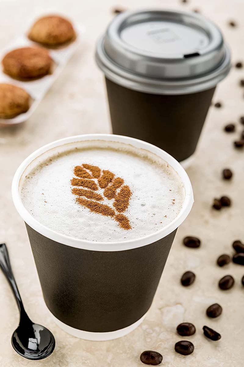 Uchampak- Disposable Insulated Corrugated Sleeve Ripple Wall Paper Cup for Drink Hot Coffee Cups Double wall cup - Image 4