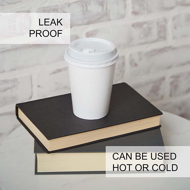 Uchampak- Disposable Insulated Corrugated Sleeve Ripple Wall Paper Cup for Drink Hot Coffee Cups Double wall cup - Image 7