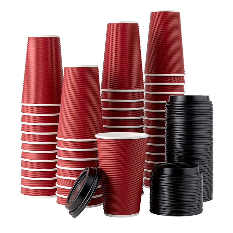 Uchampak - Factory Sale Custom Single Wall Coffee Paper Cup Hot Drink Cup Catering Supplies Cup Sleeves