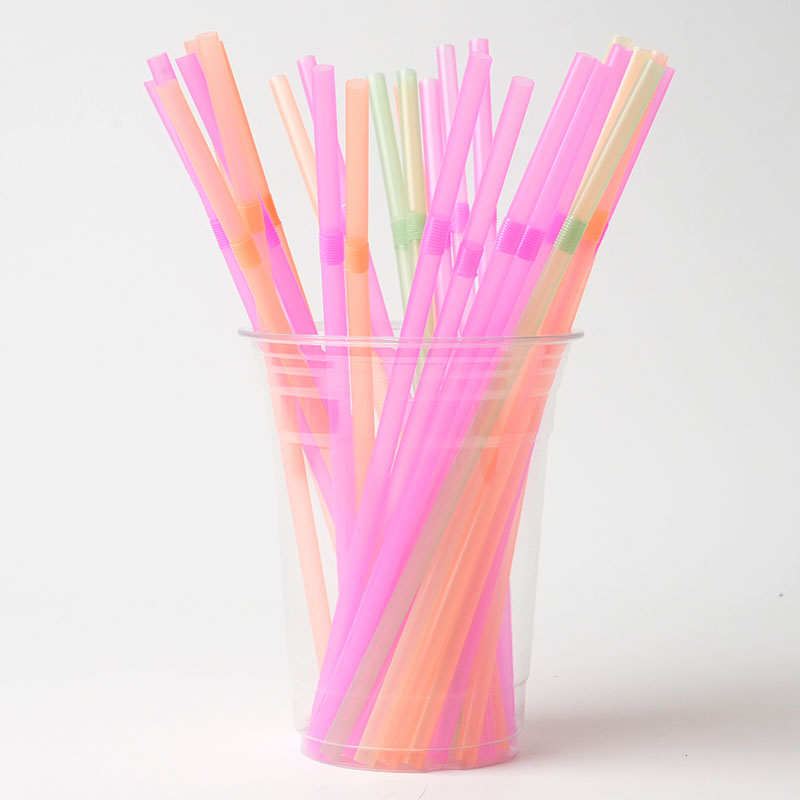 Uchampak Wholesale Colorful PLA Bendable Straws – Disposable Drinking Straws for Drinks - Image 3