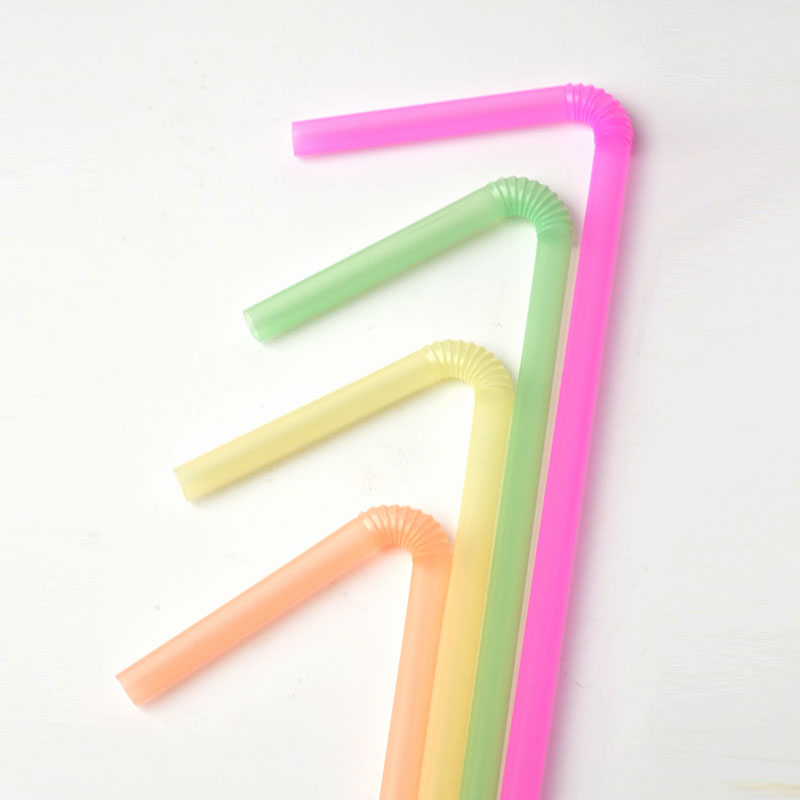 Uchampak Wholesale Colorful PLA Bendable Straws – Disposable Drinking Straws for Drinks - Image 5
