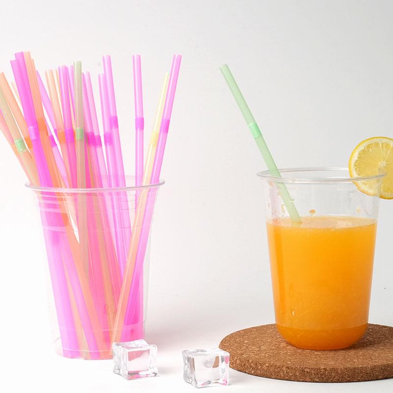 Uchampak Wholesale Colorful PLA Bendable Straws – Disposable Drinking Straws for Drinks - Image 9