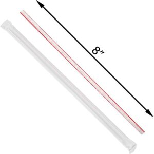 Uchampak - Coffee Stirrers Sticks Individually Wrapped 6.7in, Disposable coffee straw stirring rod, Coffee Straw2