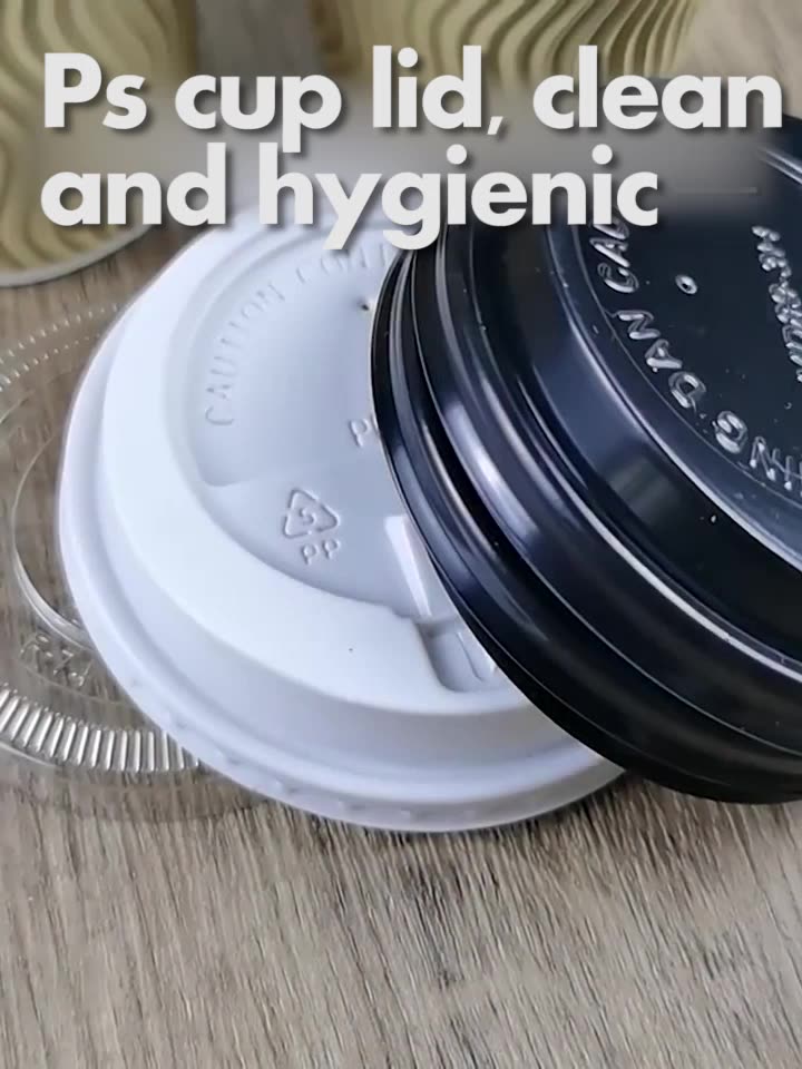 Uchampak- Recyclable Dome Lids, Coffee Cup Lid for Portable Drinks Fits 8, 10, 12, 16, 20 Disposable Paper Cups