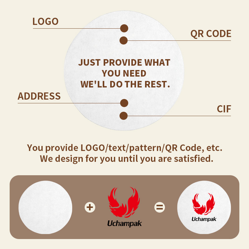 Uchampak Bulk Leak-Proof Cup Liners – Disposable Paper Inserts for Takeout Drinks - Image 5