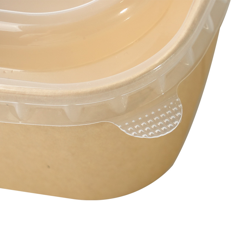 Uchampak Custom Square Paper Bowls – Greaseproof, Waterproof, Disposable Food-Grade Bowls - Image 8