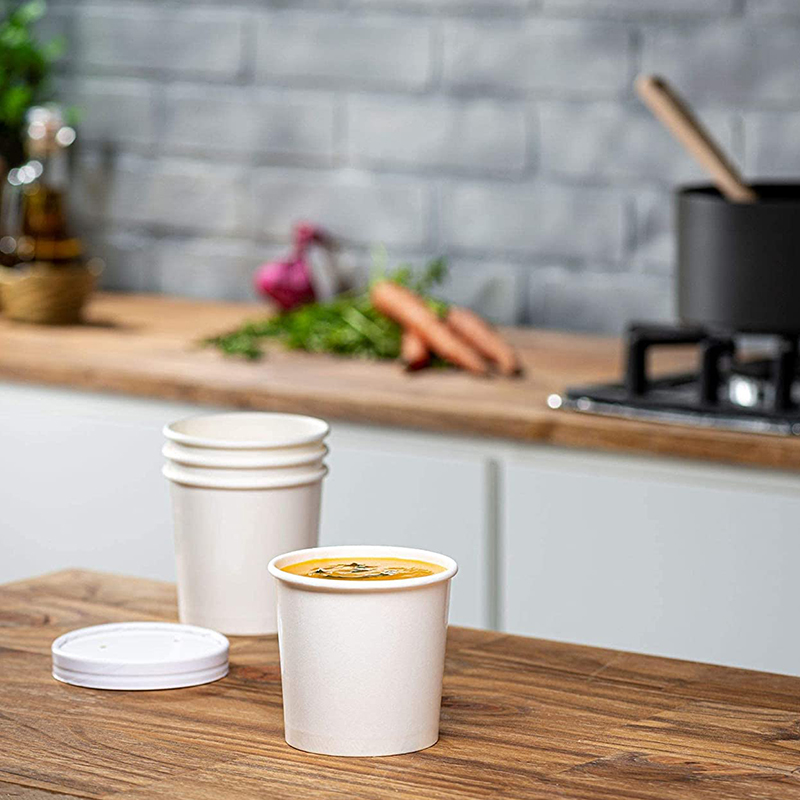 Uchampak - Disposable Soup Bowl for Hot or Cold Food, Party Supplies Poke Pak for Sundae Frozen Yogurt Soup Container - Image 5