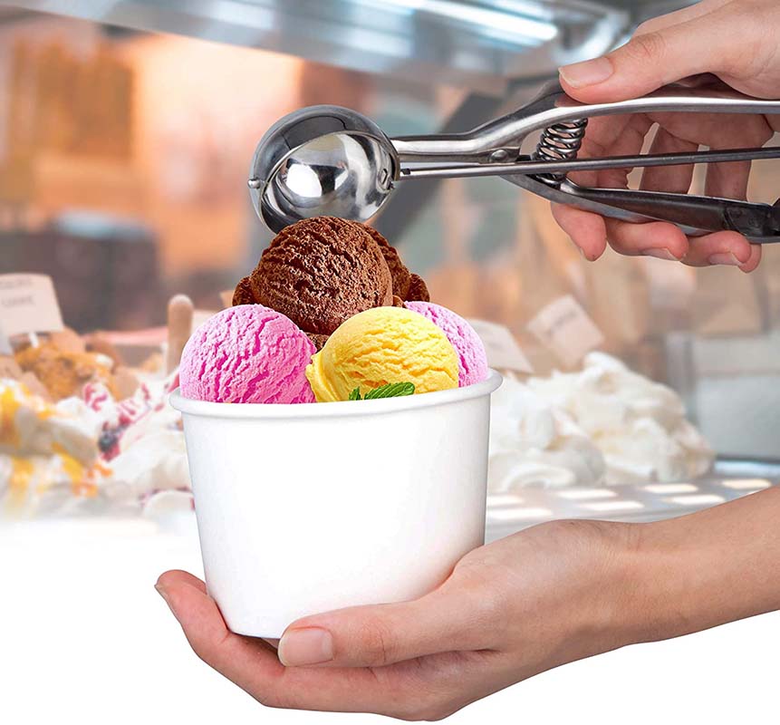 Uchampak - Disposable round soup container with paper lid to go bowl food container salad bowl soup bowl Container - Image 6