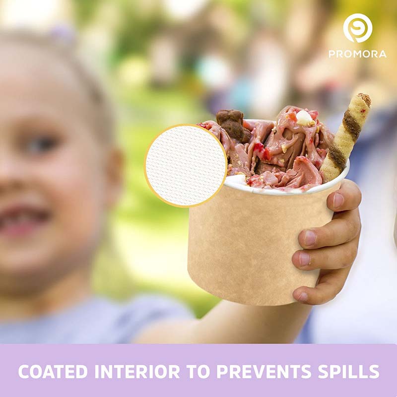 Uchampak - Poke Pak paper bowl Disposable round soup container with paper lid to go bowl food container soup container - Image 4