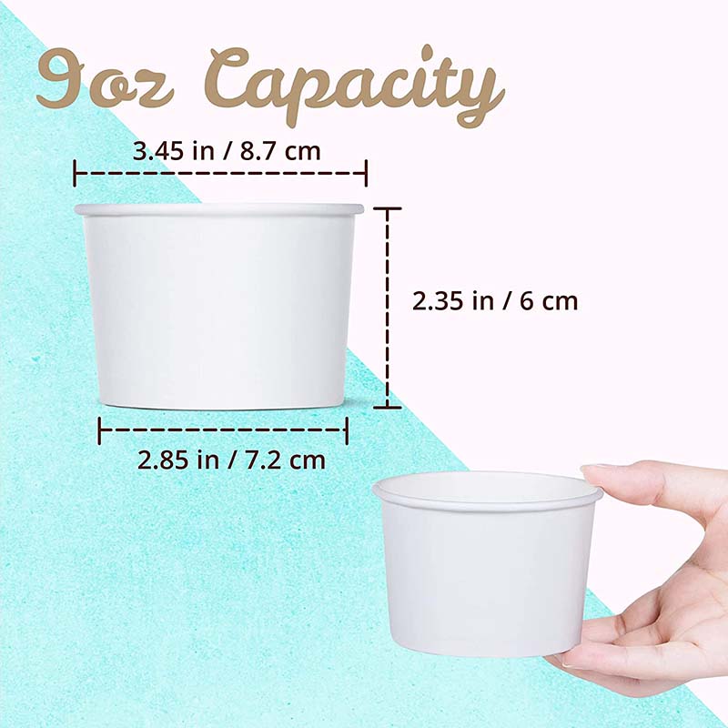 Uchampak - Poke Pak Disposable round soup container with paper lid food container to go bowl Container