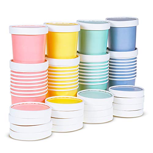 Uchampak- Poke Pak Disposable round soup container with paper lid to go bowl soup food container disposable soup bowl