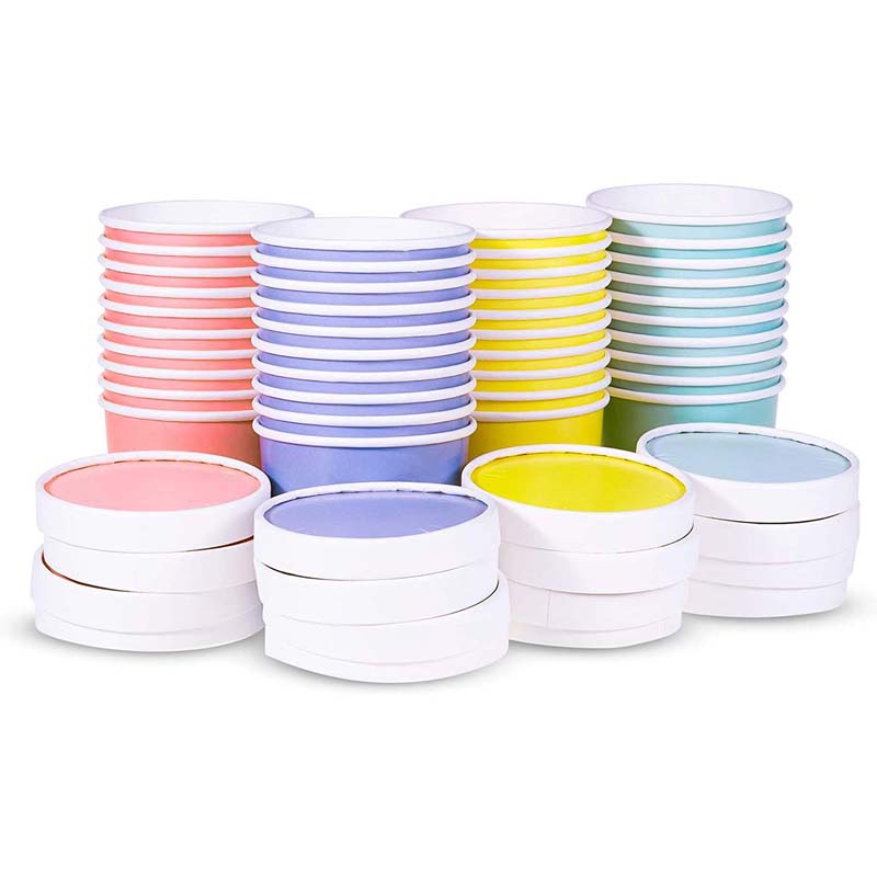 Uchampak - Poke Pak Disposable round soup container with paper lid paper soup container Container1