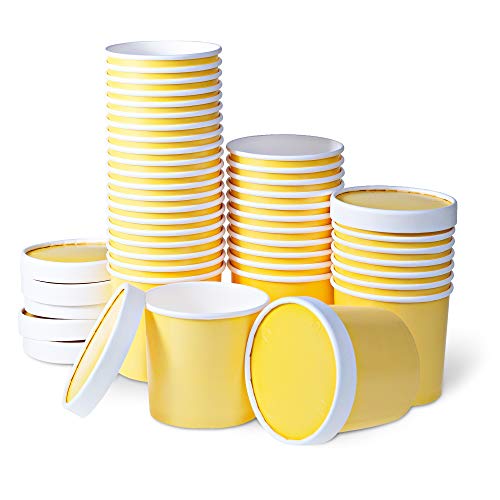 Uchampak - Poke Pak Disposable round soup container with paper lid paper soup container Container