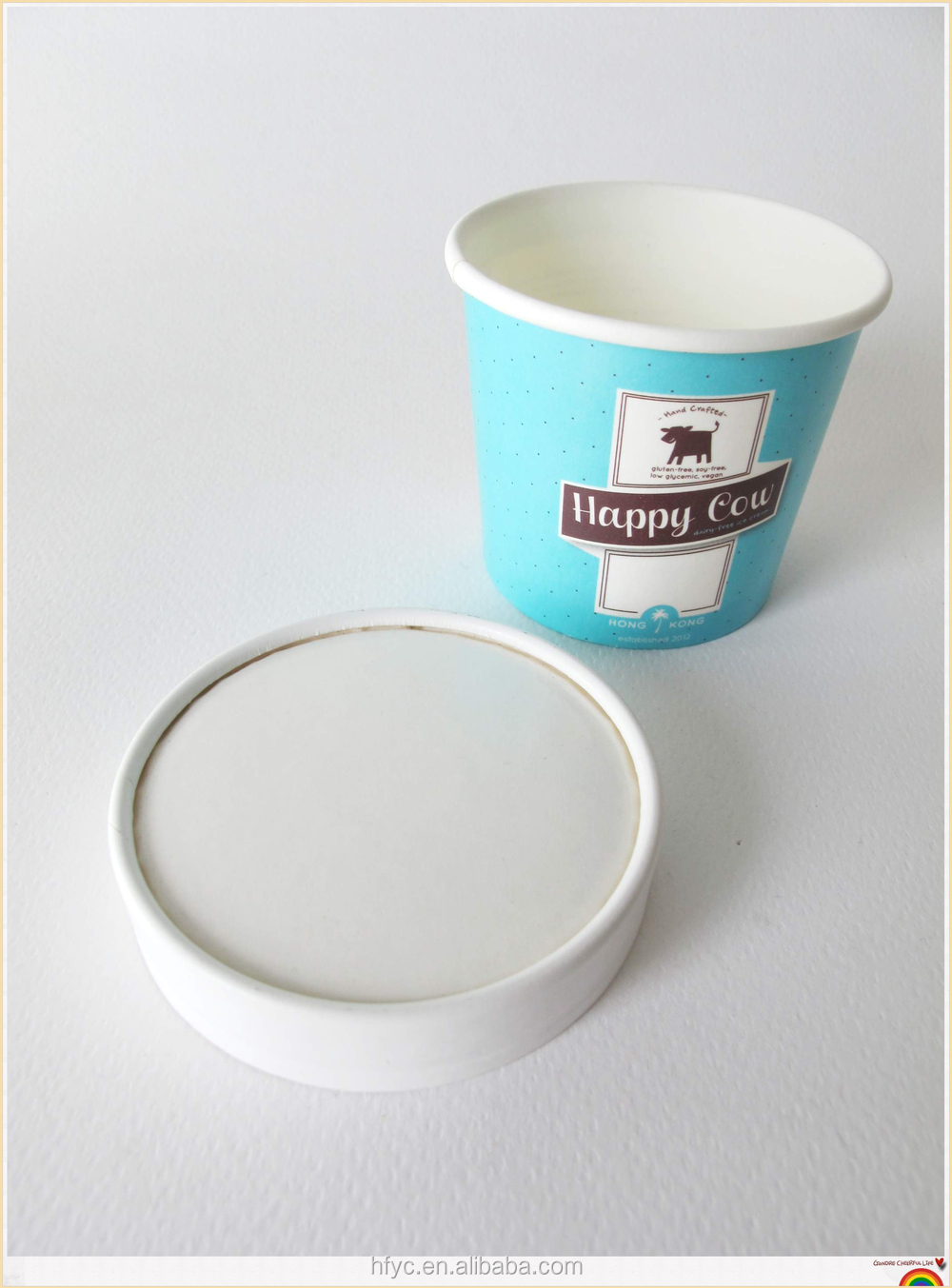 Uchampak- Poke Pak Disposable round soup container with paper lid to go bowl food container soup container - Image 8