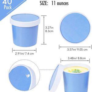 Uchampak - Poke Pak Disposable round soup container with paper lid to go bowl food container soup container