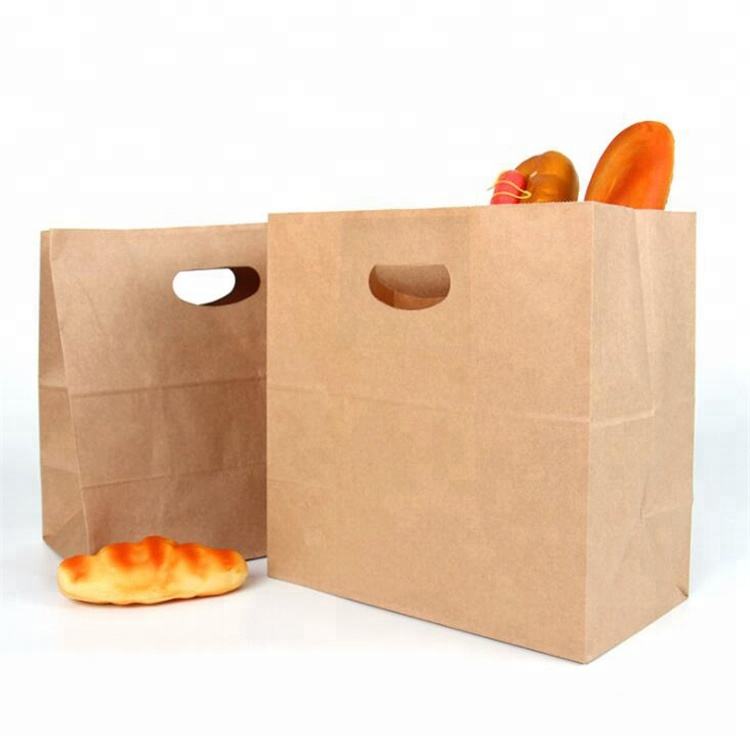 Uchampak Custom Biodegradable Kraft Paper Bags – High Quality Food Grade Packaging Wholesale